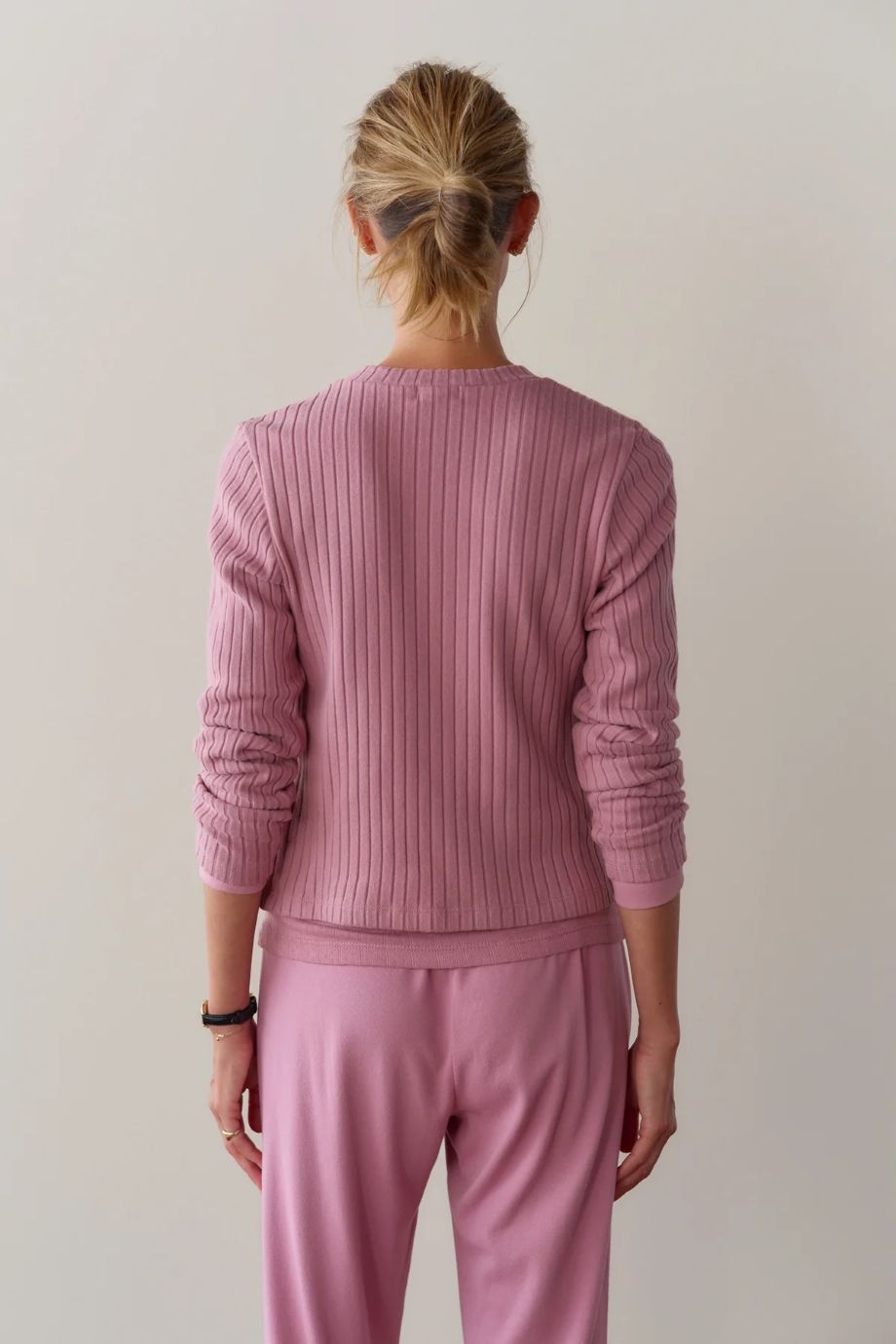 DONNI. Sweater Rib Cardigan - Roz
