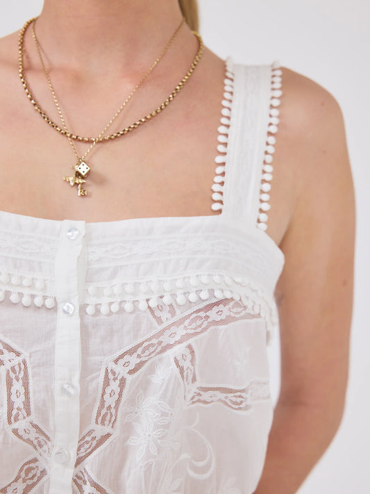 Hayley Menzies Gene Cami - White