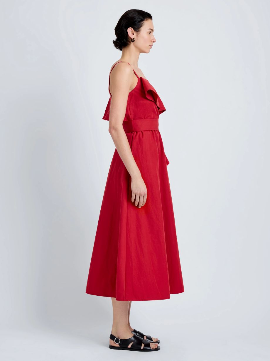 Proenza Shouler White Label Reign Dress - Brick