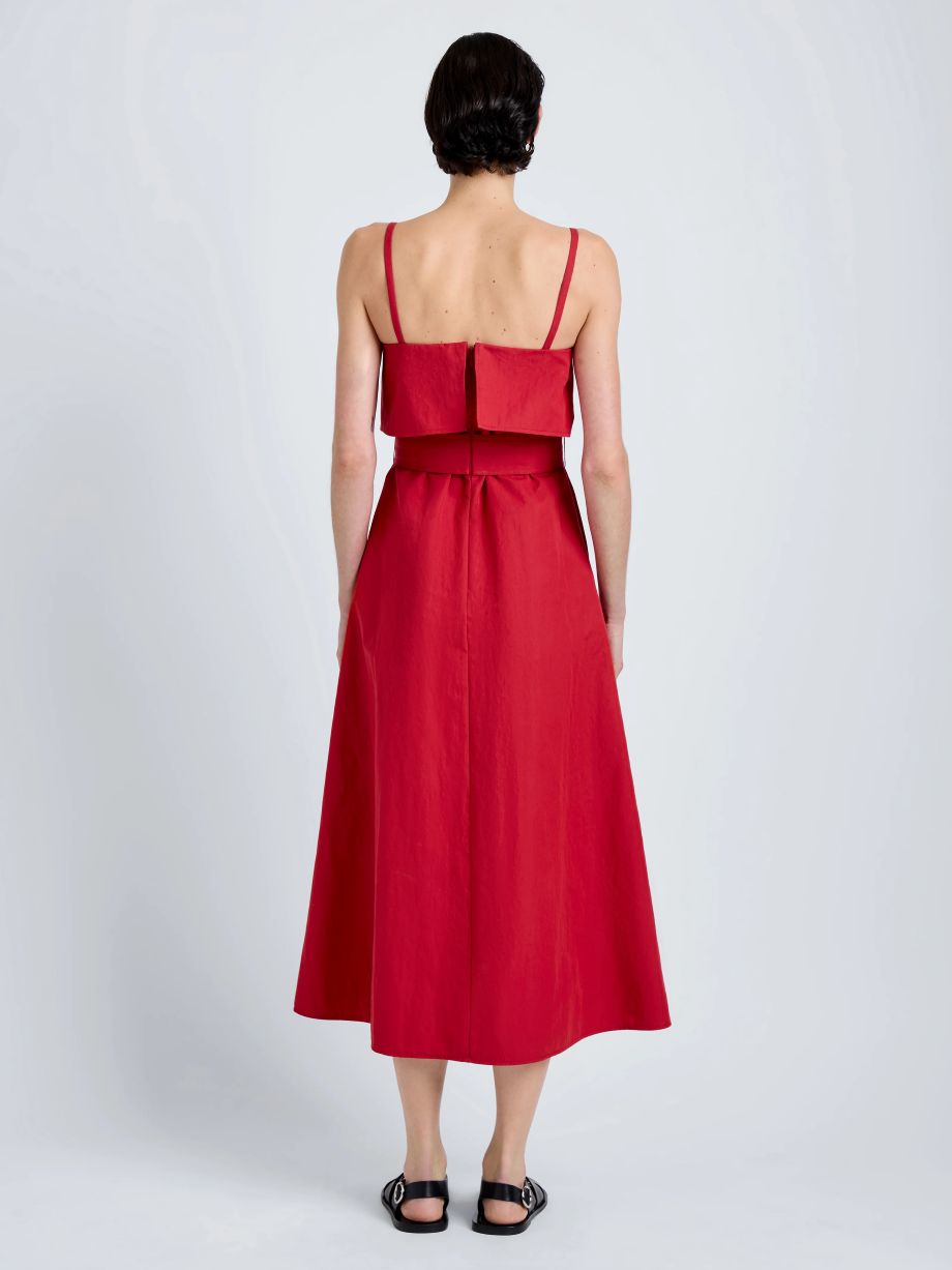 Proenza Shouler White Label Reign Dress - Brick