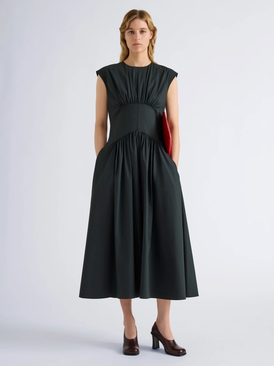 Proenza Shouler White Label Nyssa Midi Dress - Dark Green