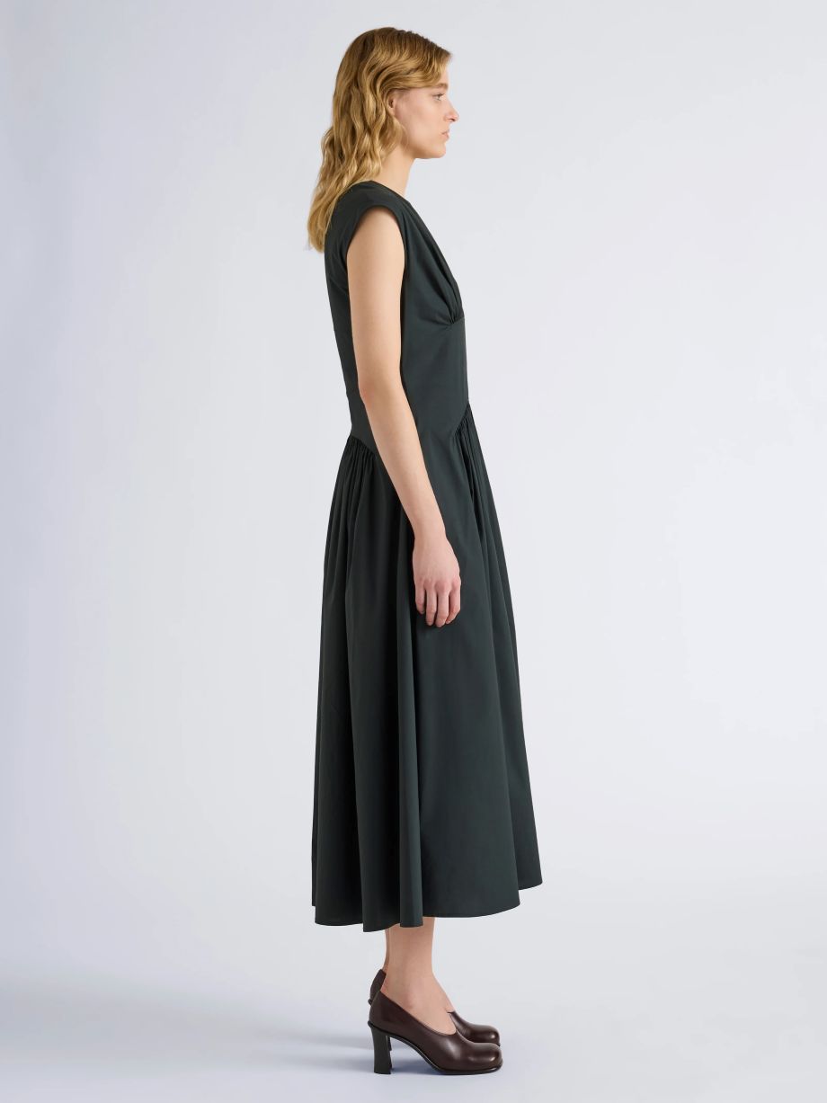 Proenza Shouler White Label Nyssa Midi Dress - Dark Green