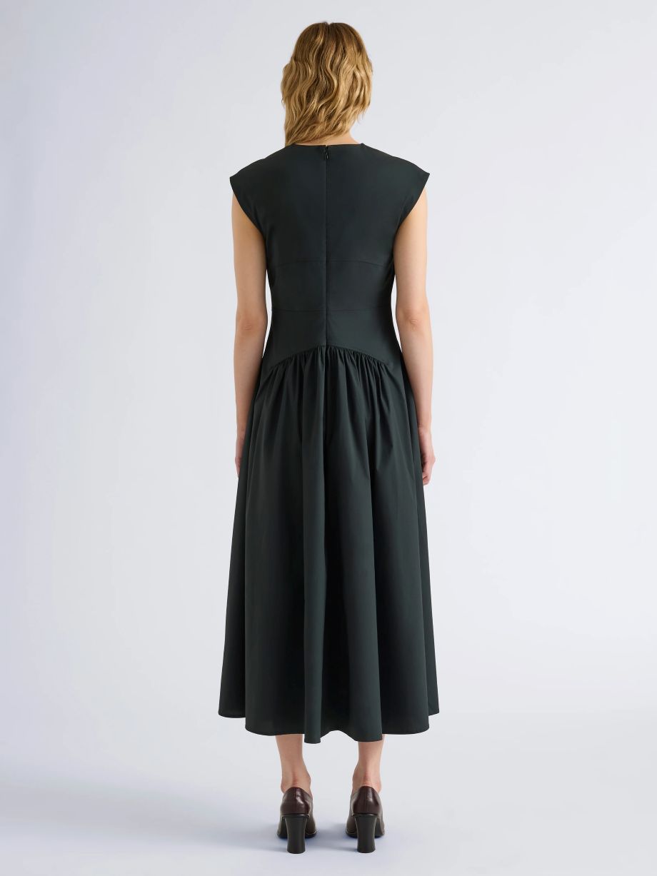 Proenza Shouler White Label Nyssa Midi Dress - Dark Green
