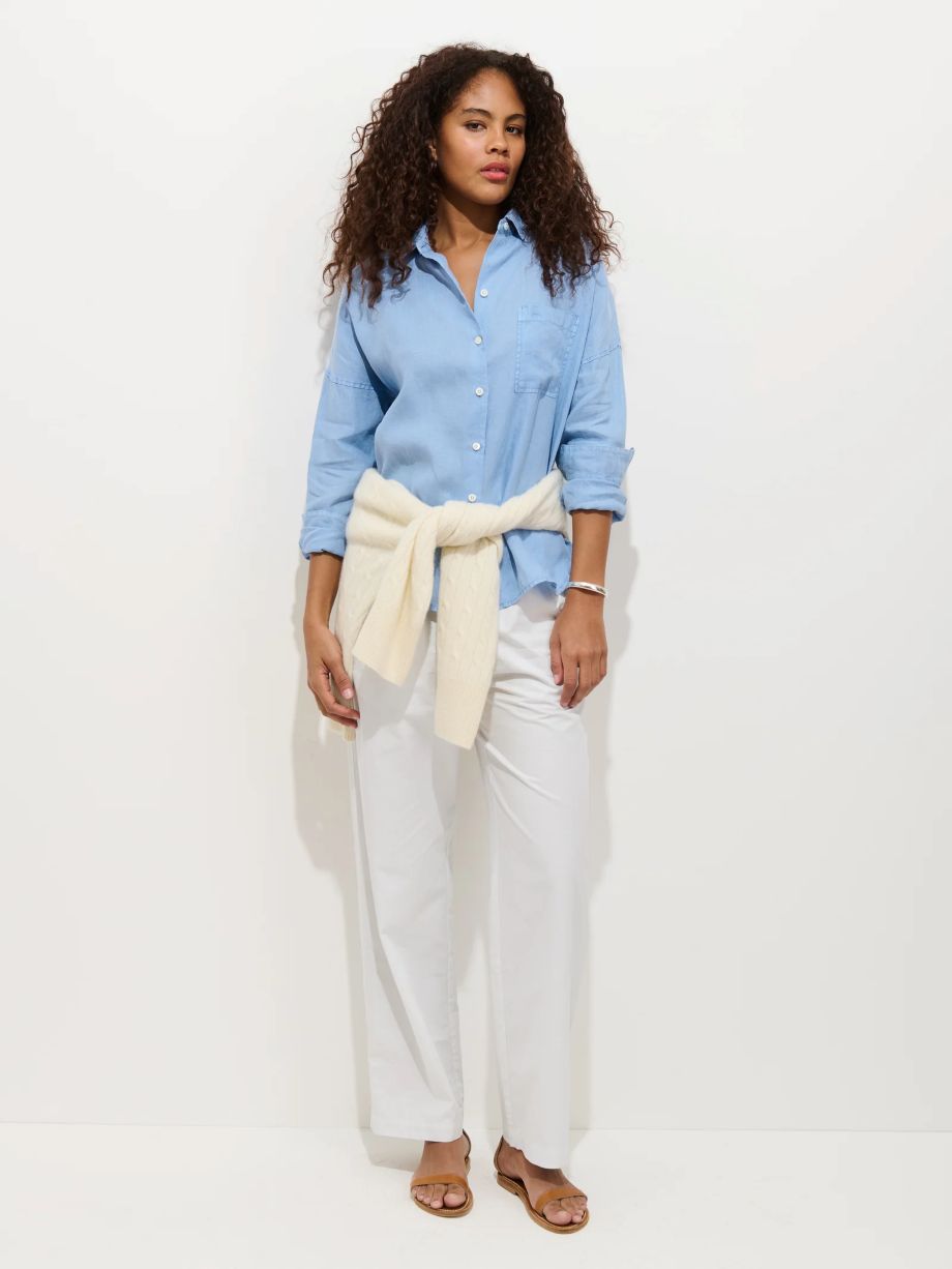 Alex Mill Jo Linen Shirt - Bel Air Blue