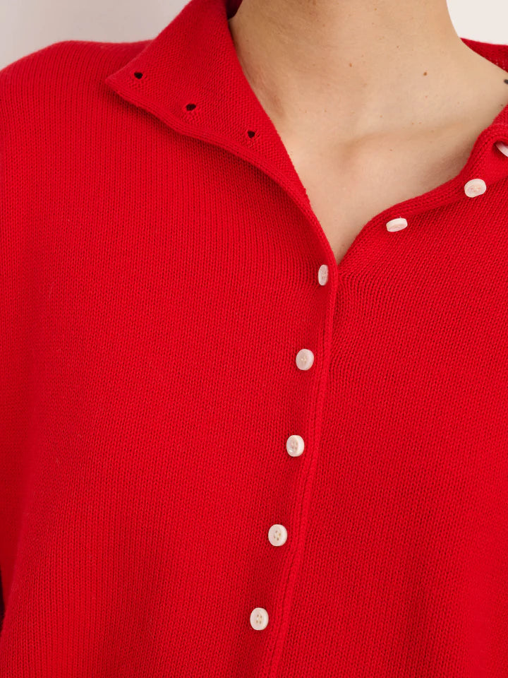 Alex Mill Taylor Rollneck Sweater - Red Fire