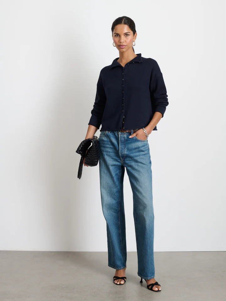 Alex Mill Taylor Rollneck Sweater - Navy