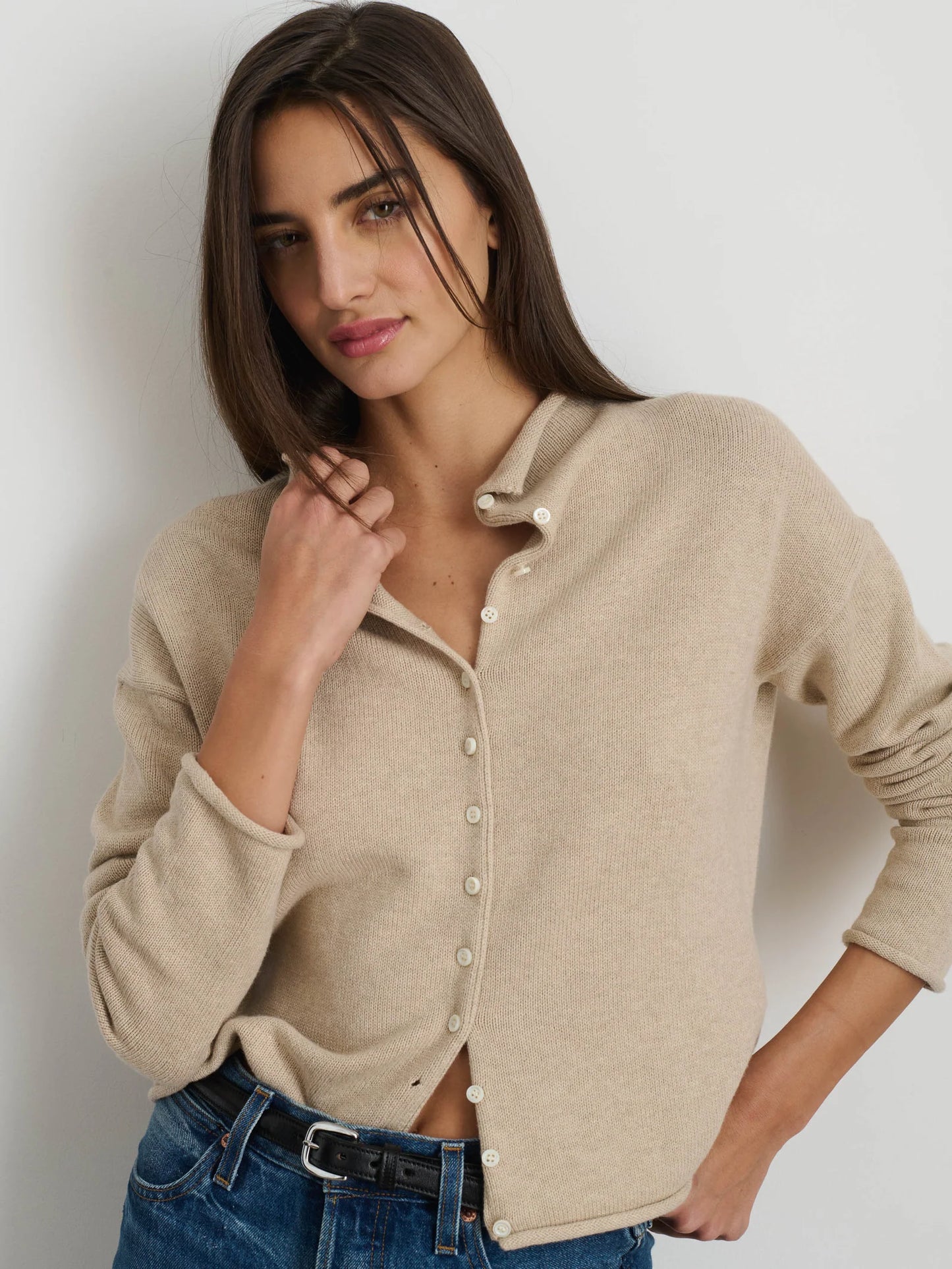 Alex Mill Taylor Rollneck Sweater - Vellum