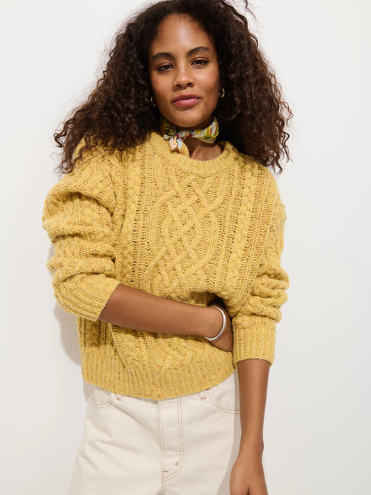 Alex Mill Madelyn Donegal Sweater - Sunflower