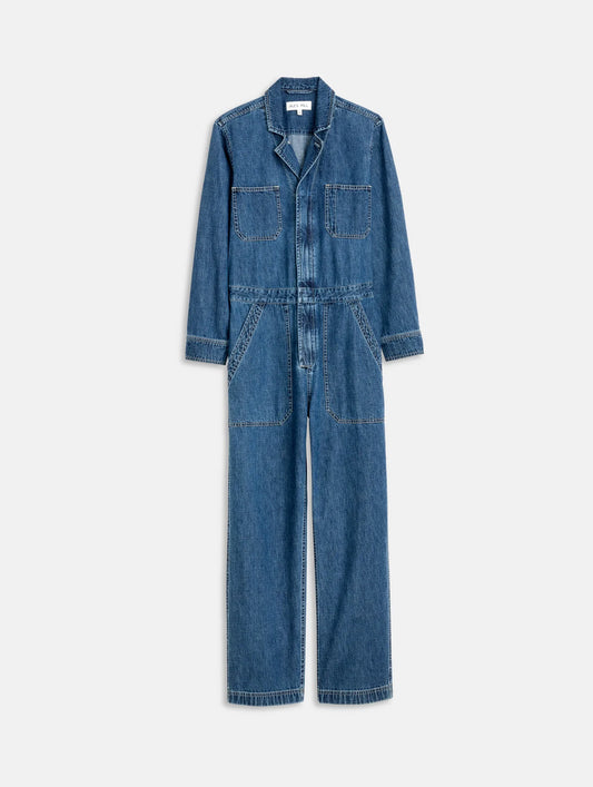 Alex Mill Shoreditch Denim Jumpsuit - Oslo Medium Wash