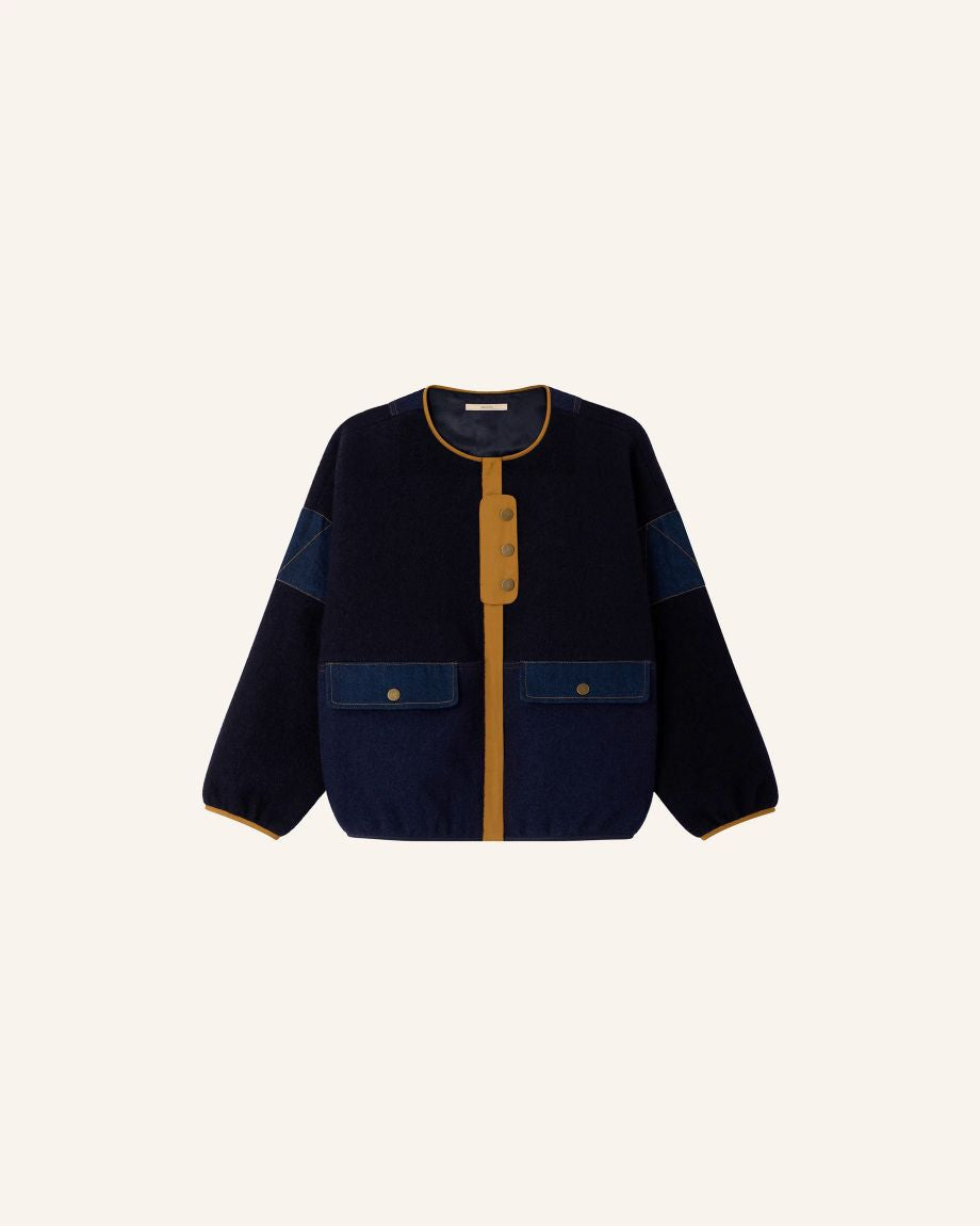 Sessun Cold Night Jacket - Indigo Mood