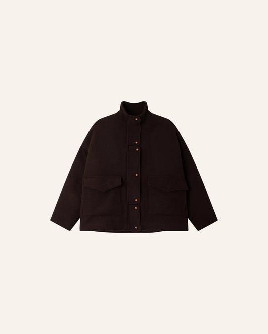 Sessun East Side Short Coat - Coffea