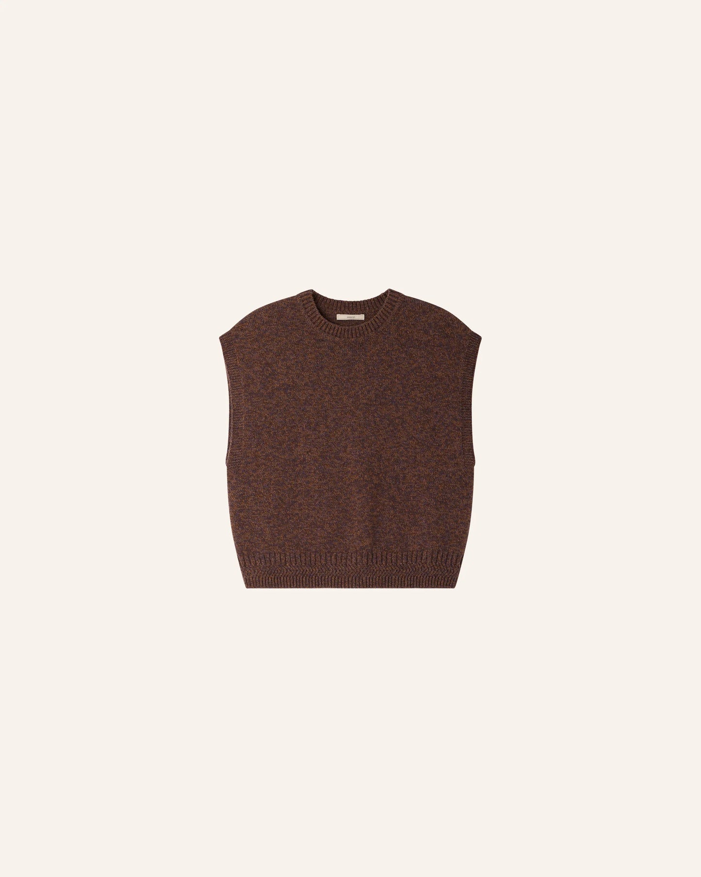 Sessun Fabinino Knit Vest - Agate Brown