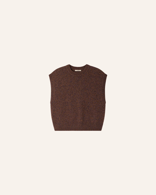 Sessun Fabinino Knit Vest - Agate Brown