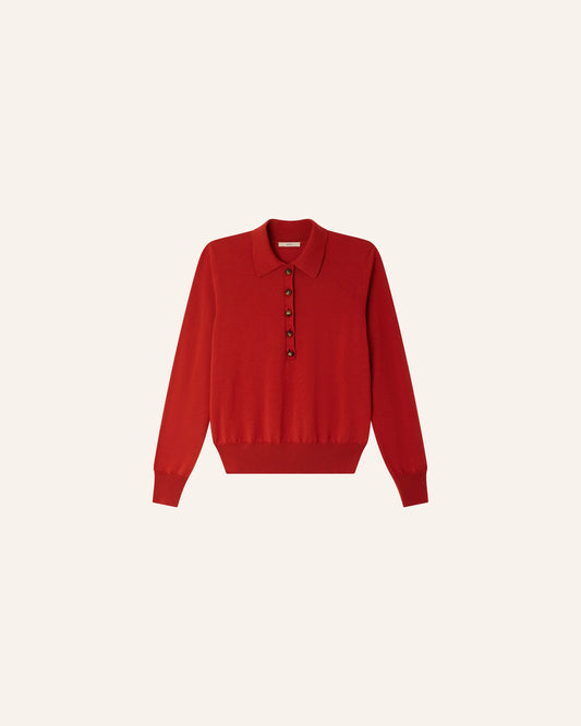 Sessun Yanaka Polo Sweater - Vitamin