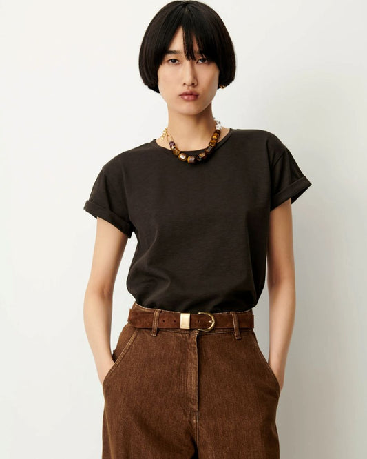 Sessun Albano T-Shirt - Kaki Smoke