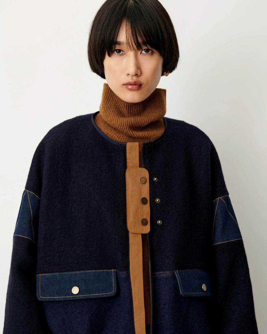 Sessun Cold Night Jacket - Indigo Mood