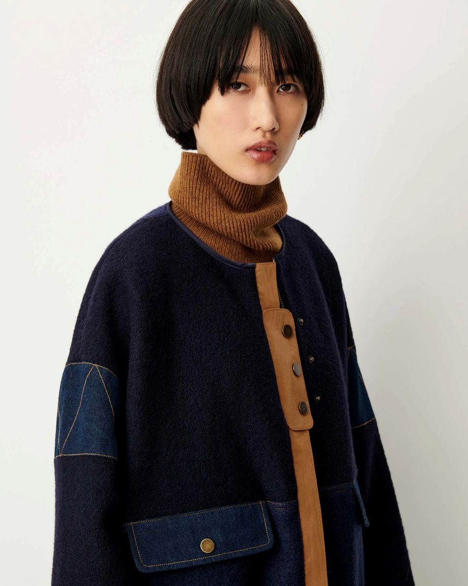Sessun Cold Night Jacket - Indigo Mood