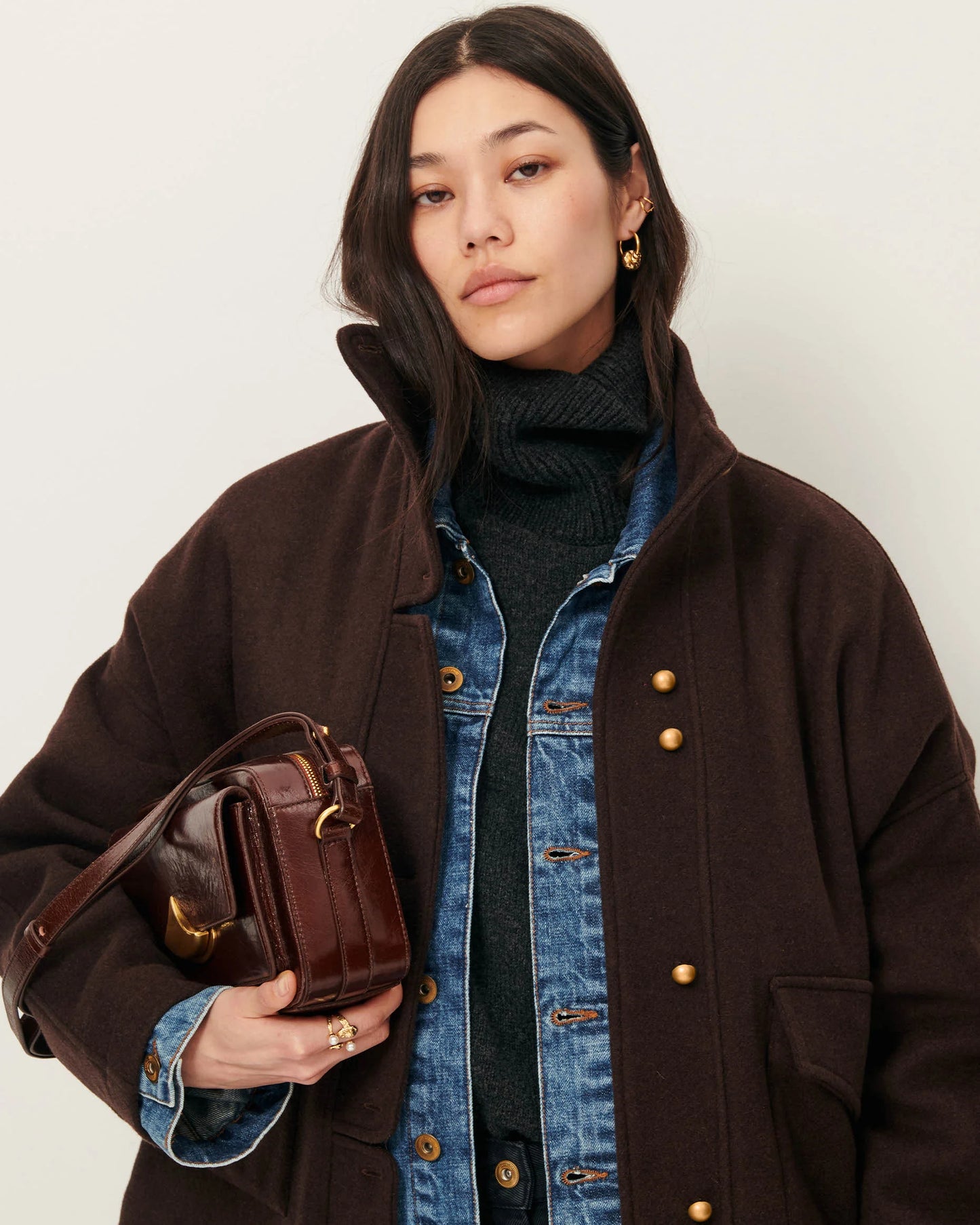 Sessun East Side Short Coat - Coffea