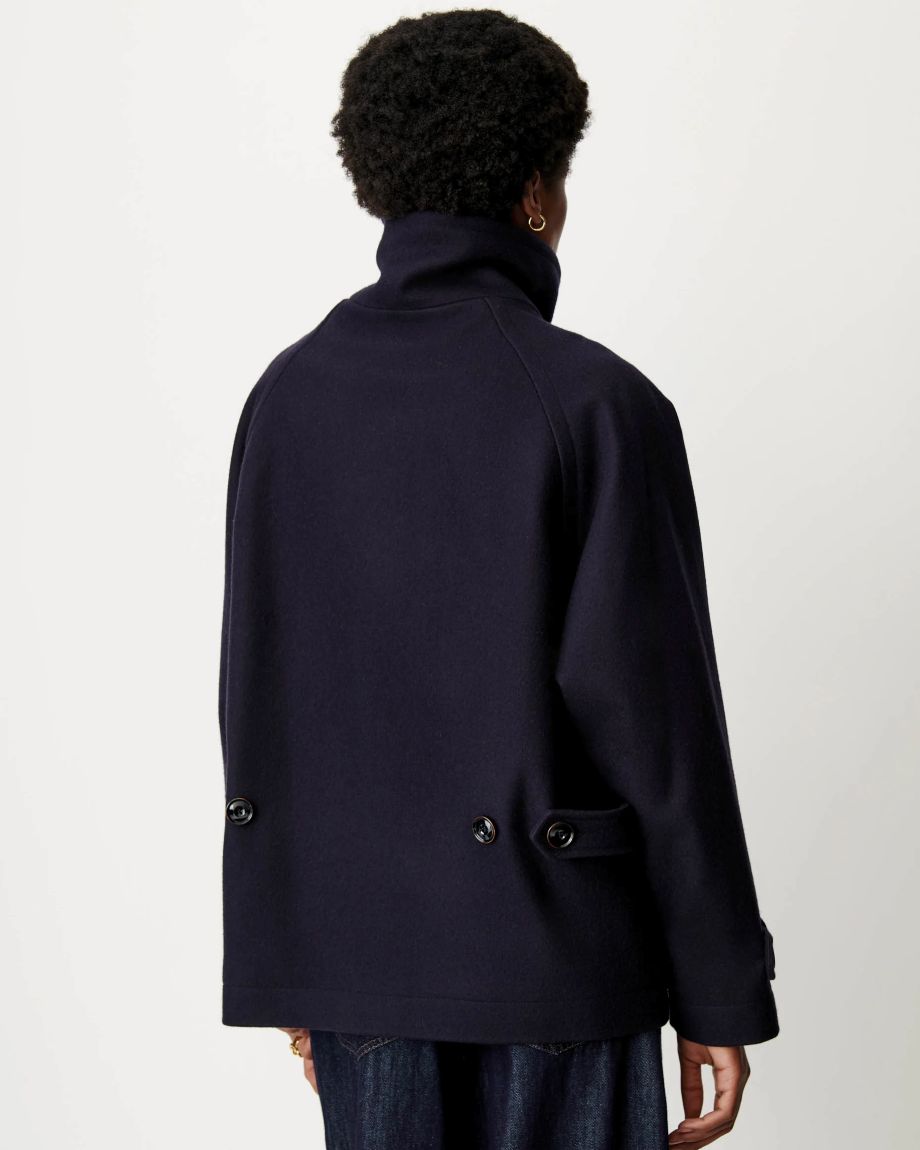 Sessun Lee Wooly Jacket - Navy
