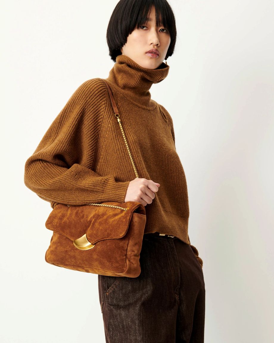 Sessun Yinga Turtleneck Sweater - Moss/Bronze