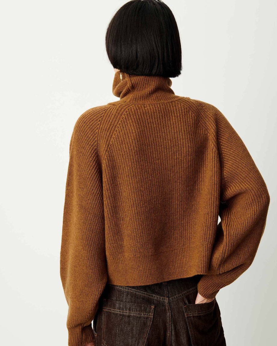 Sessun Yinga Turtleneck Sweater - Moss/Bronze