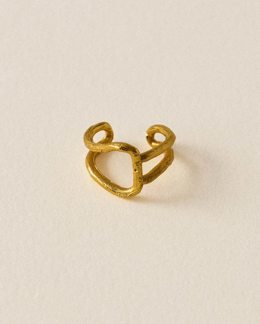 Sessun Zuri Cuff Earring - Gold