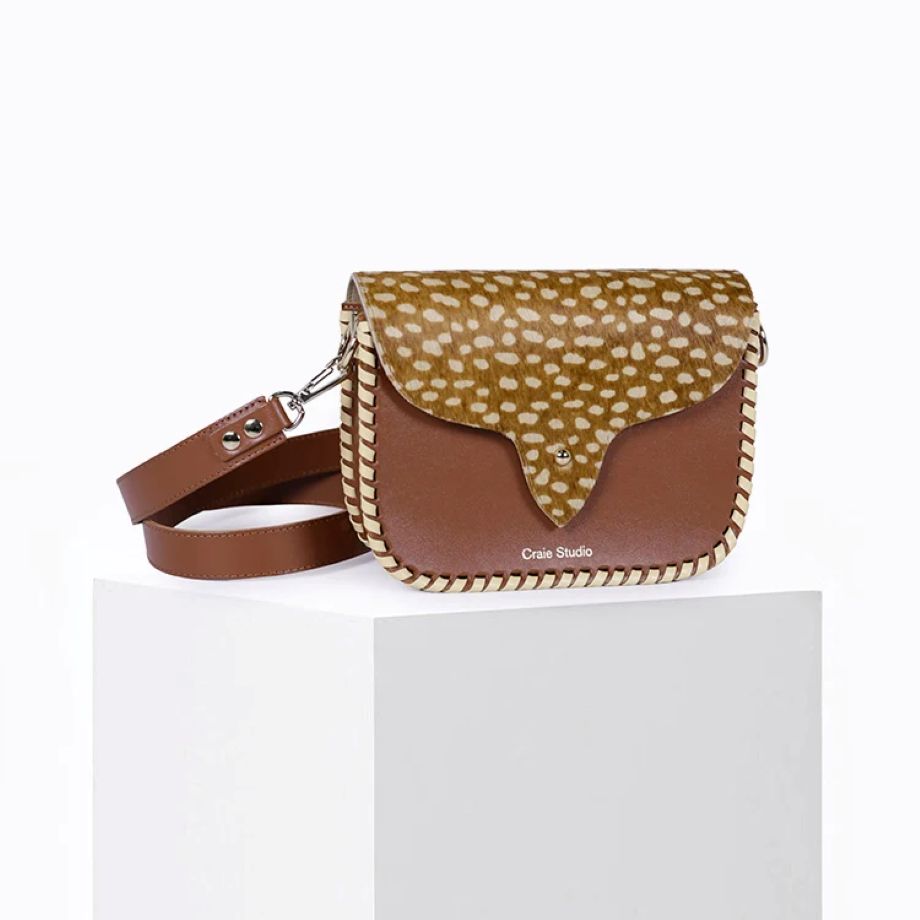 Craie Studio West Crossbody - Bambi/Tan