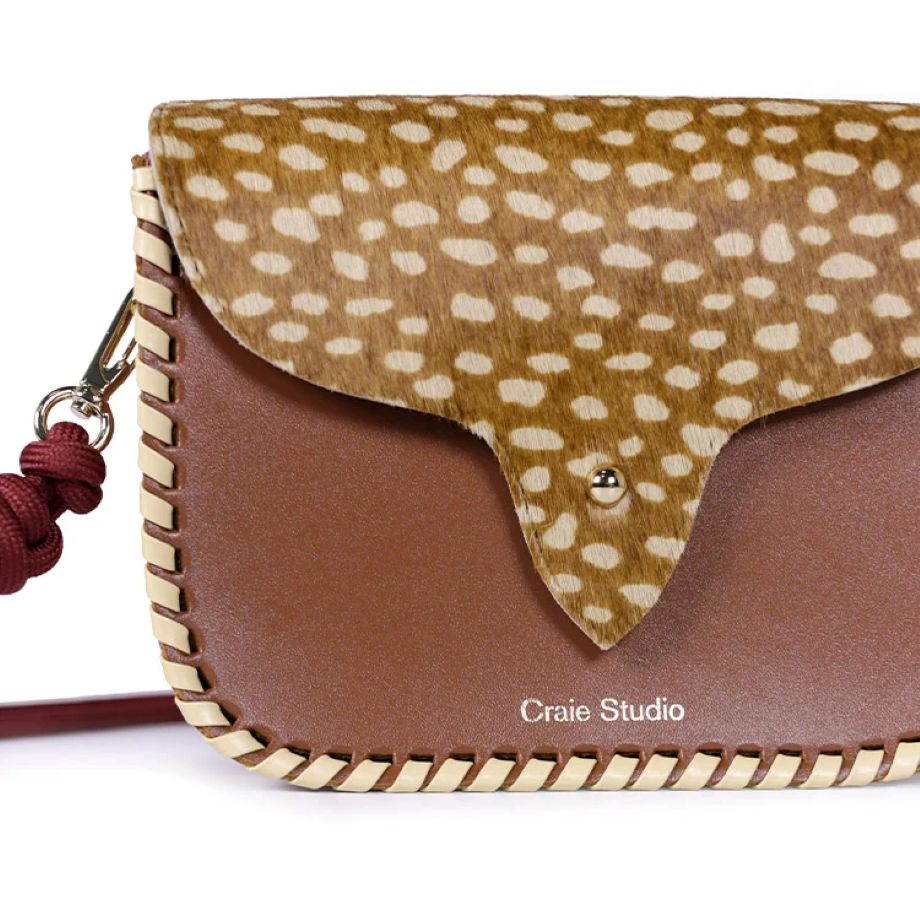 Craie Studio West Crossbody - Bambi/Tan
