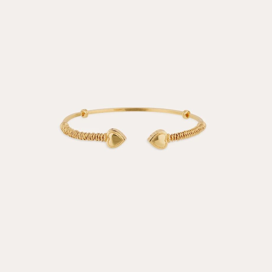 Gas Bijoux Duality Amore Bangle Bracelet - Gold