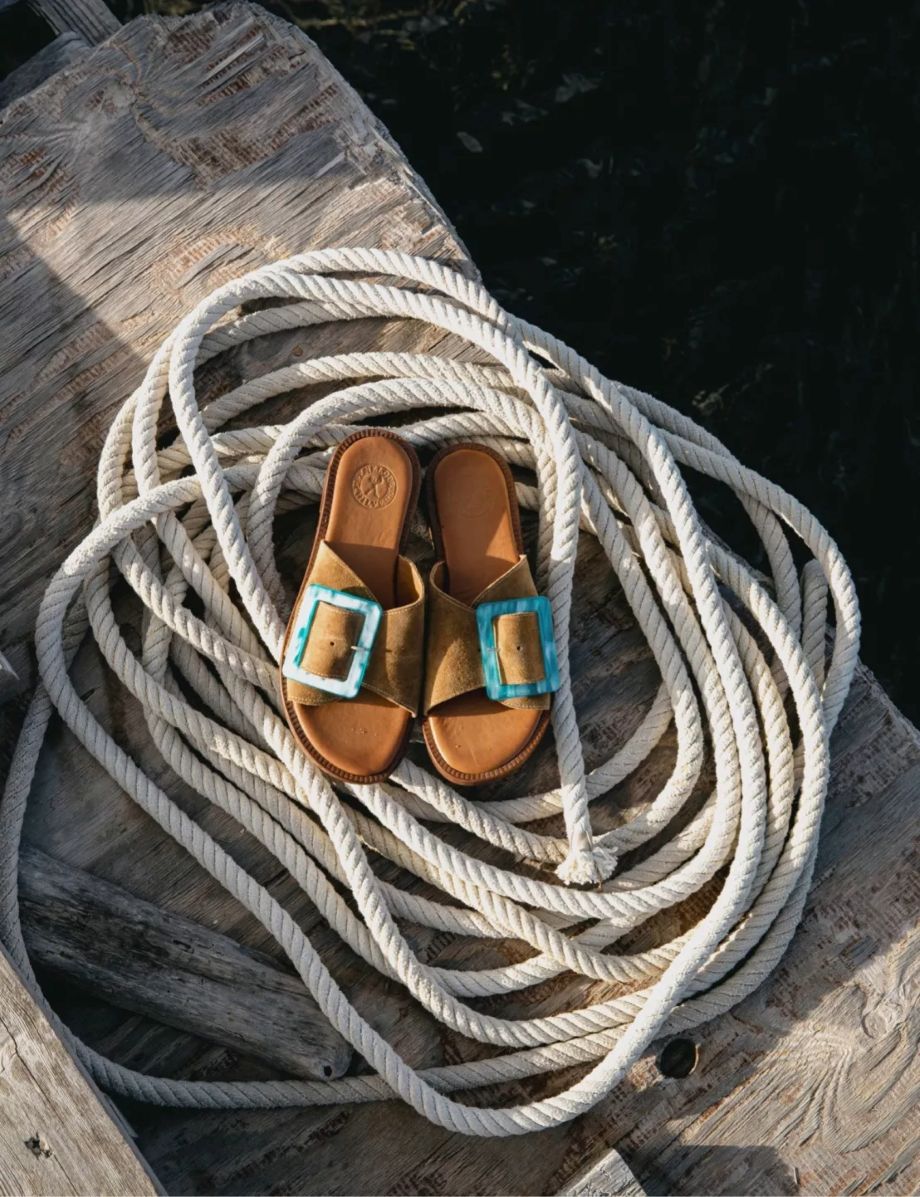 Penelope Chilvers Biarritz Slide - Tan