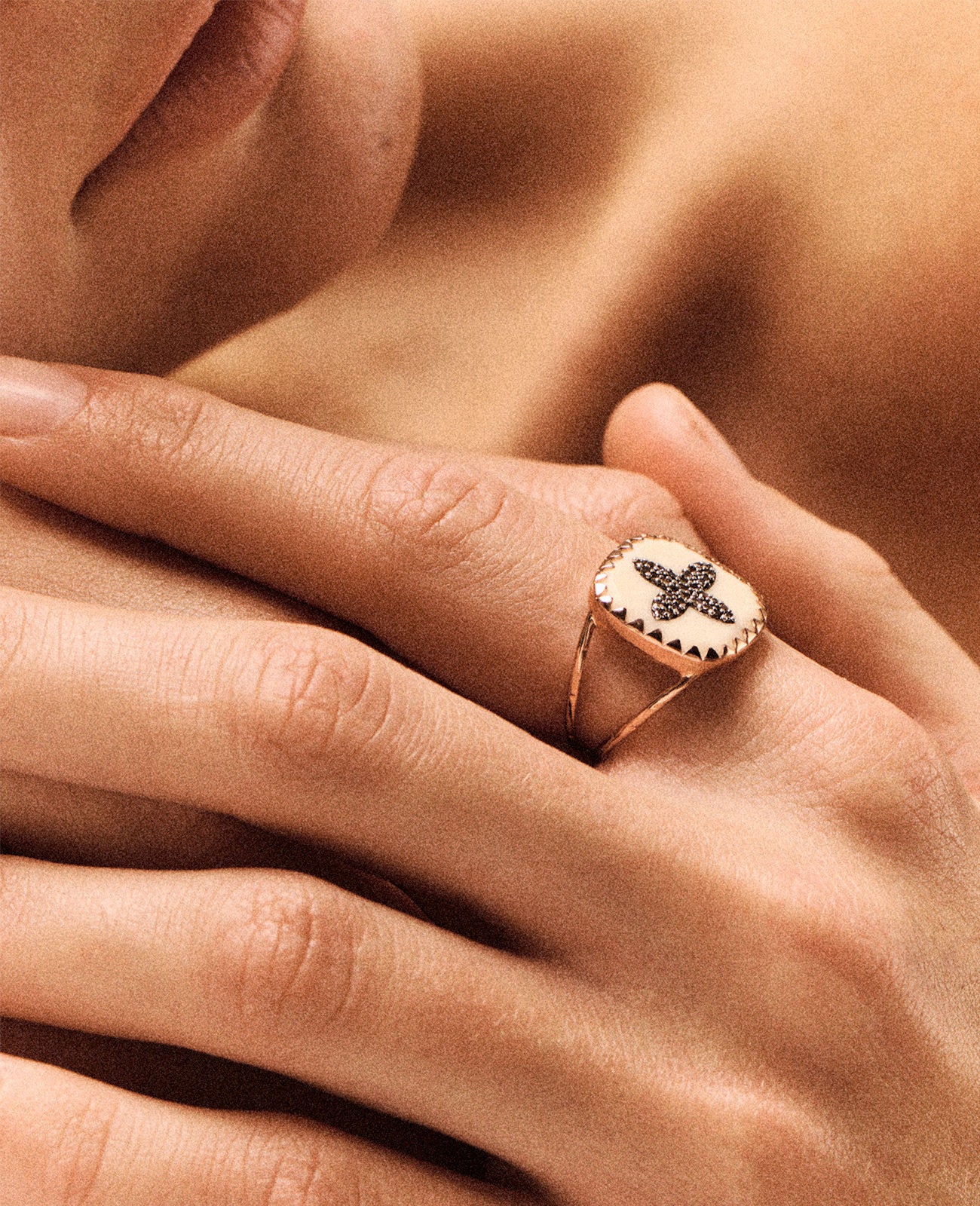 Pascale Monvoisin Bowie No. 2 Diamond Ring - White