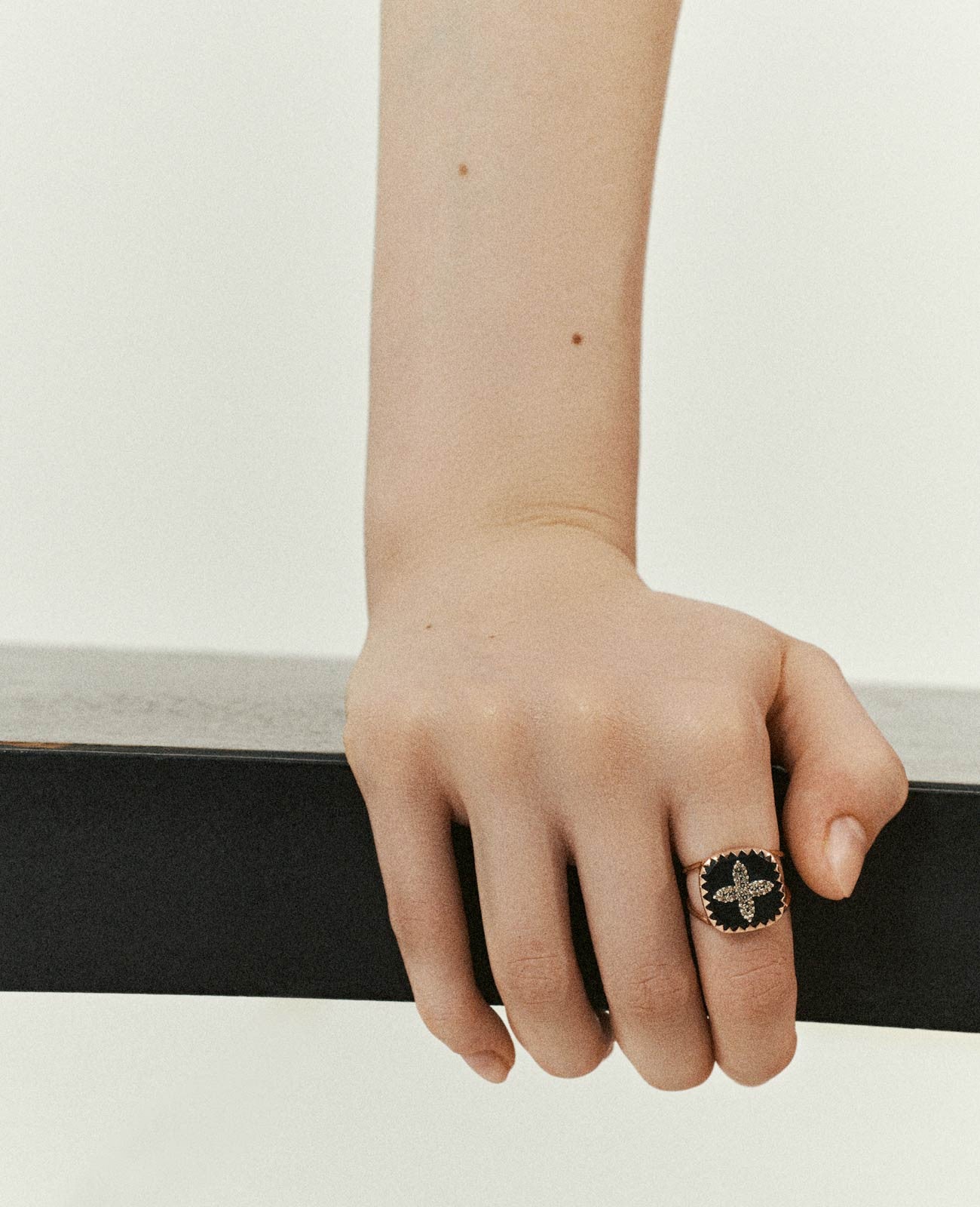 Pascale Monvoisin Bowie No. 2 Diamond Ring - Black