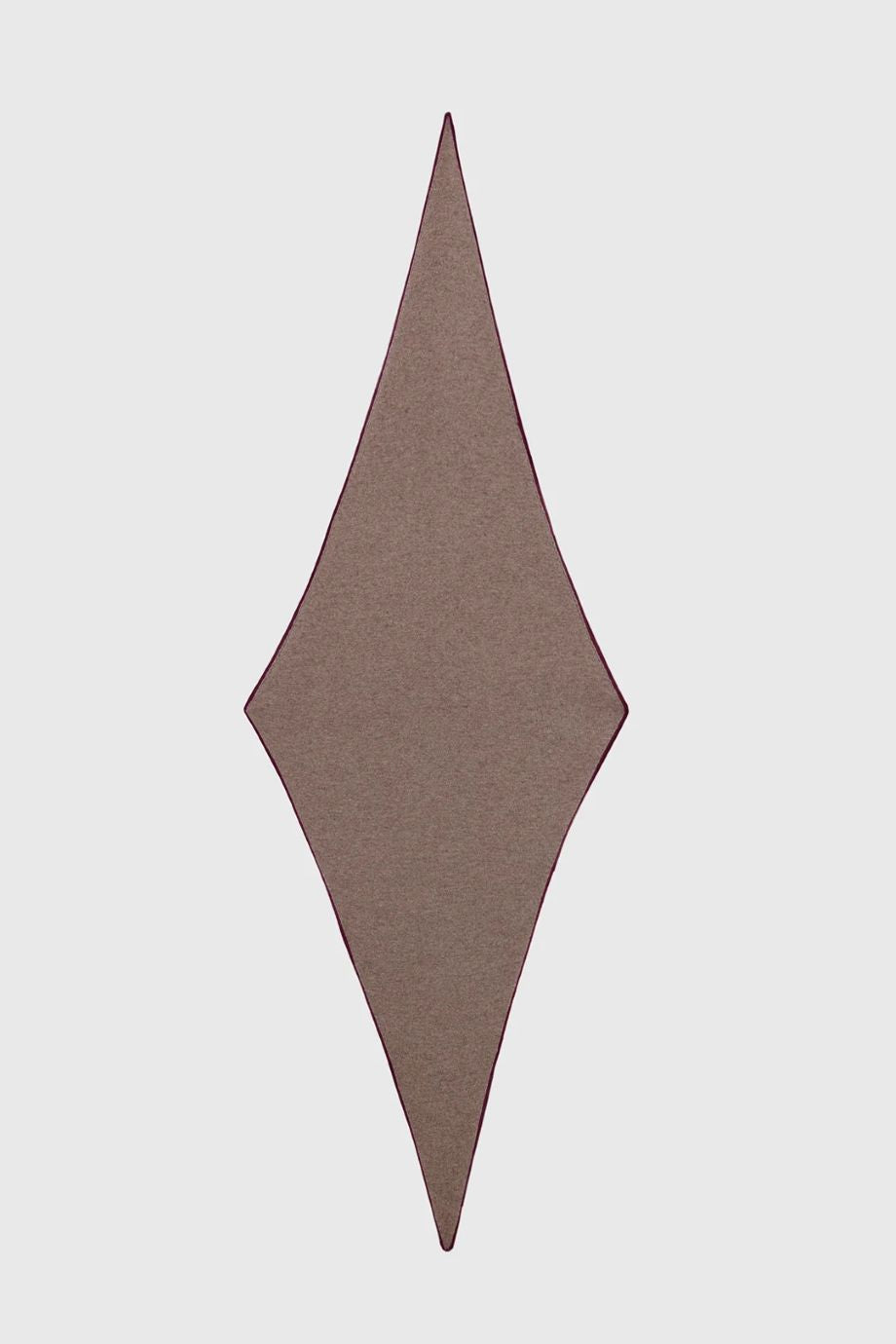 Stone Diamond Cashmere Scarf - Sand/Berry