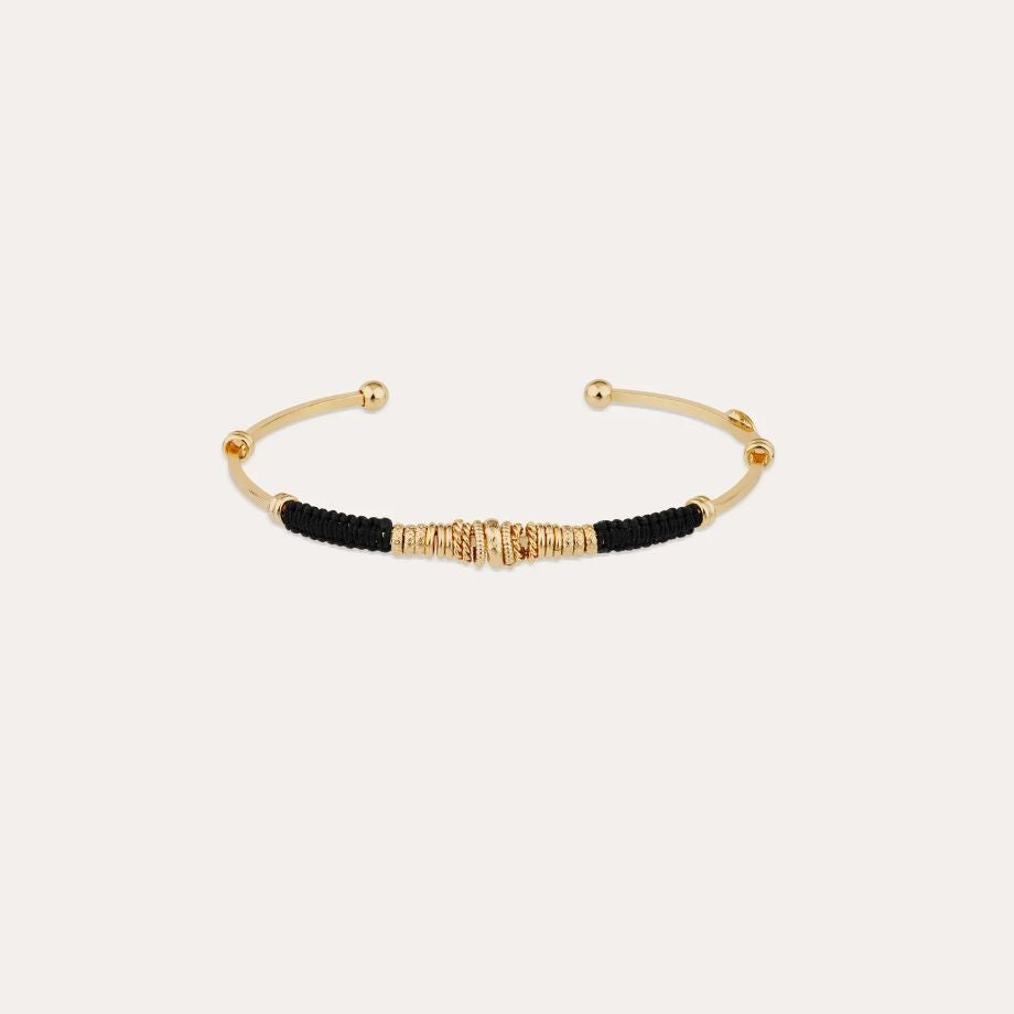 Gas Bijoux Zizanie Bangle Bracelet - Black