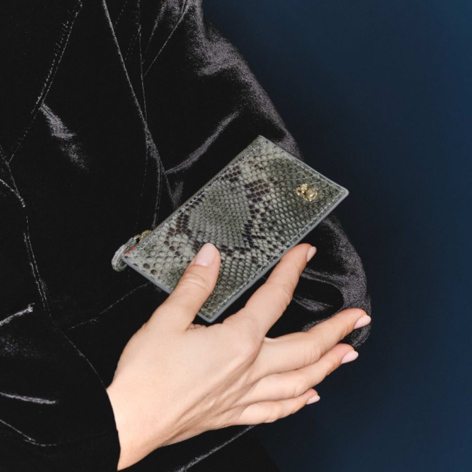 Claris Voirot Helena Card Holder - Ash