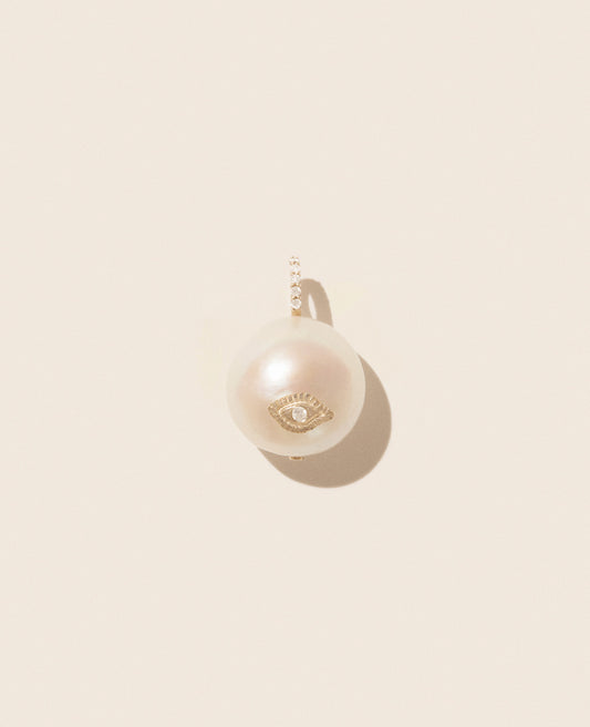 Pascale Monvoisin Charlie Pearl Pendant - White