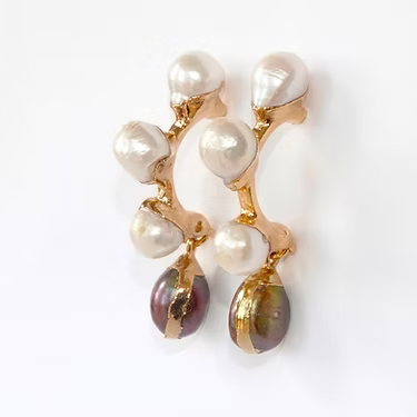 Krysia Pearl Earrings - Multi