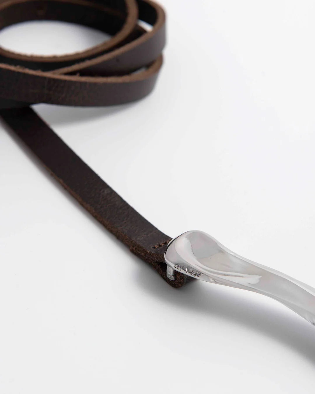 Alysi Thin Belt with Jewel Buckle - Moro