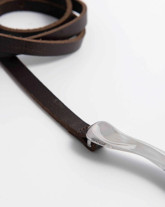 Alysi Thin Belt with Jewel Buckle - Moro