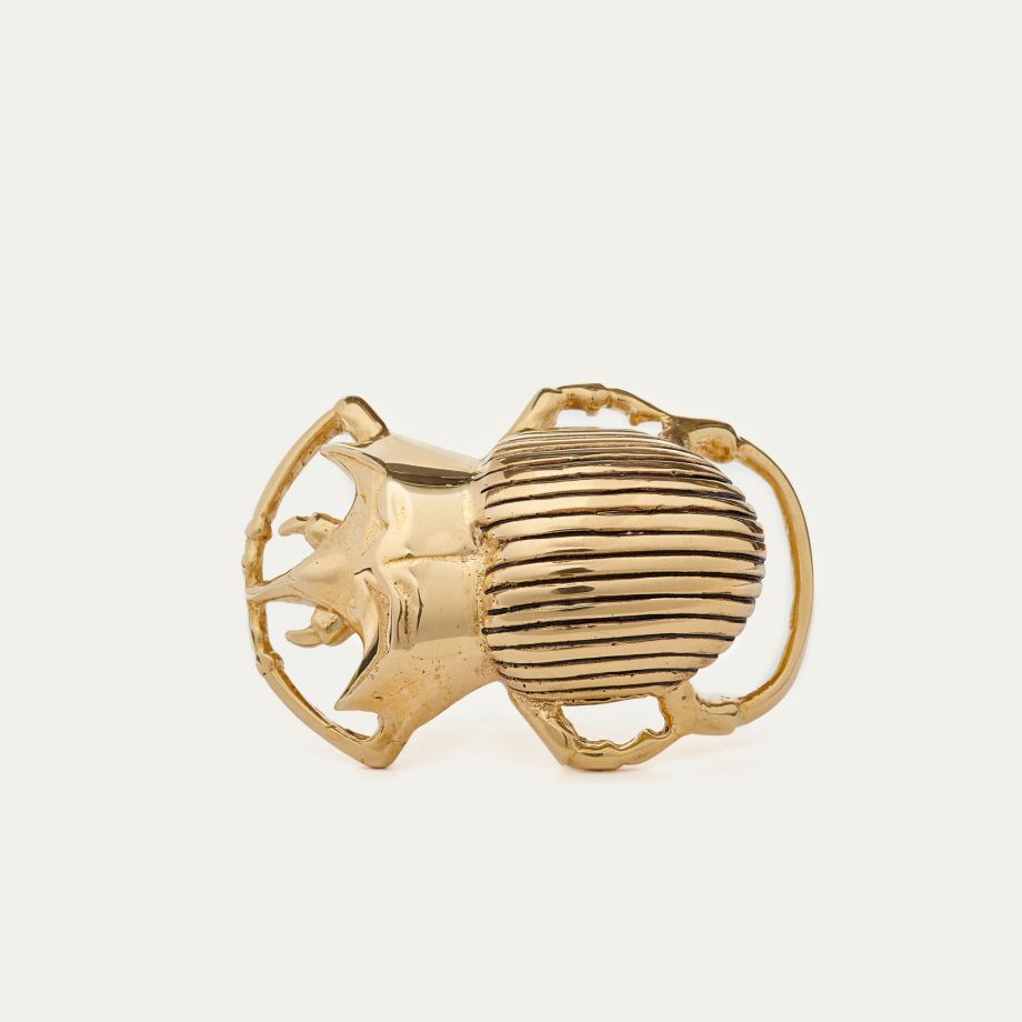 Claris Voirot Baby Beetle Buckle - Gold
