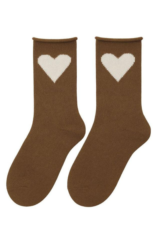 Hansel from Basel Love Cashmere Crew - Brown