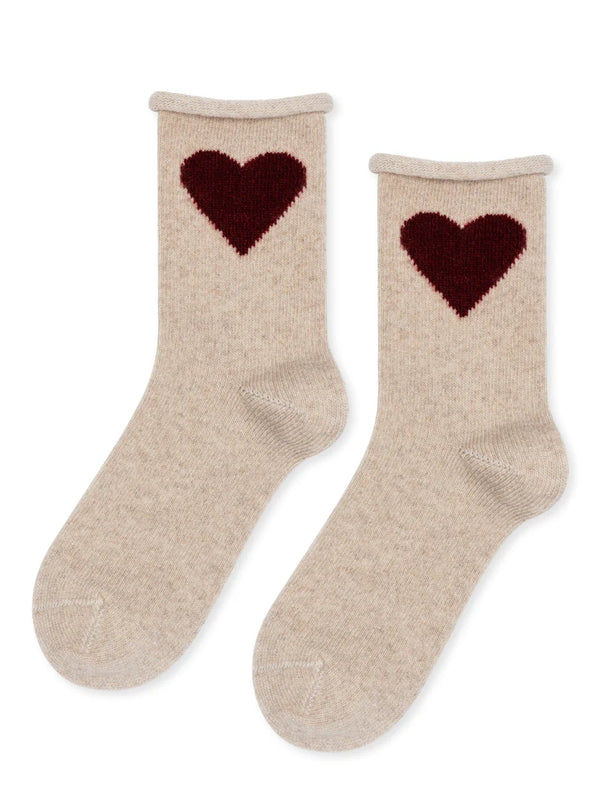Hansel from Basel Love Cashmere Crew - Beige