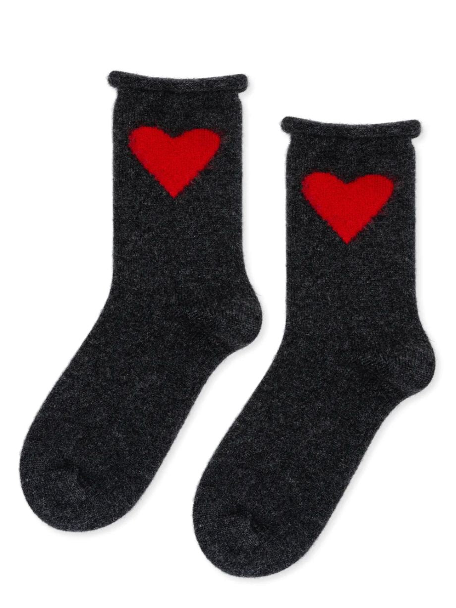 Hansel from Basel Love Cashmere Sock - Charcoal