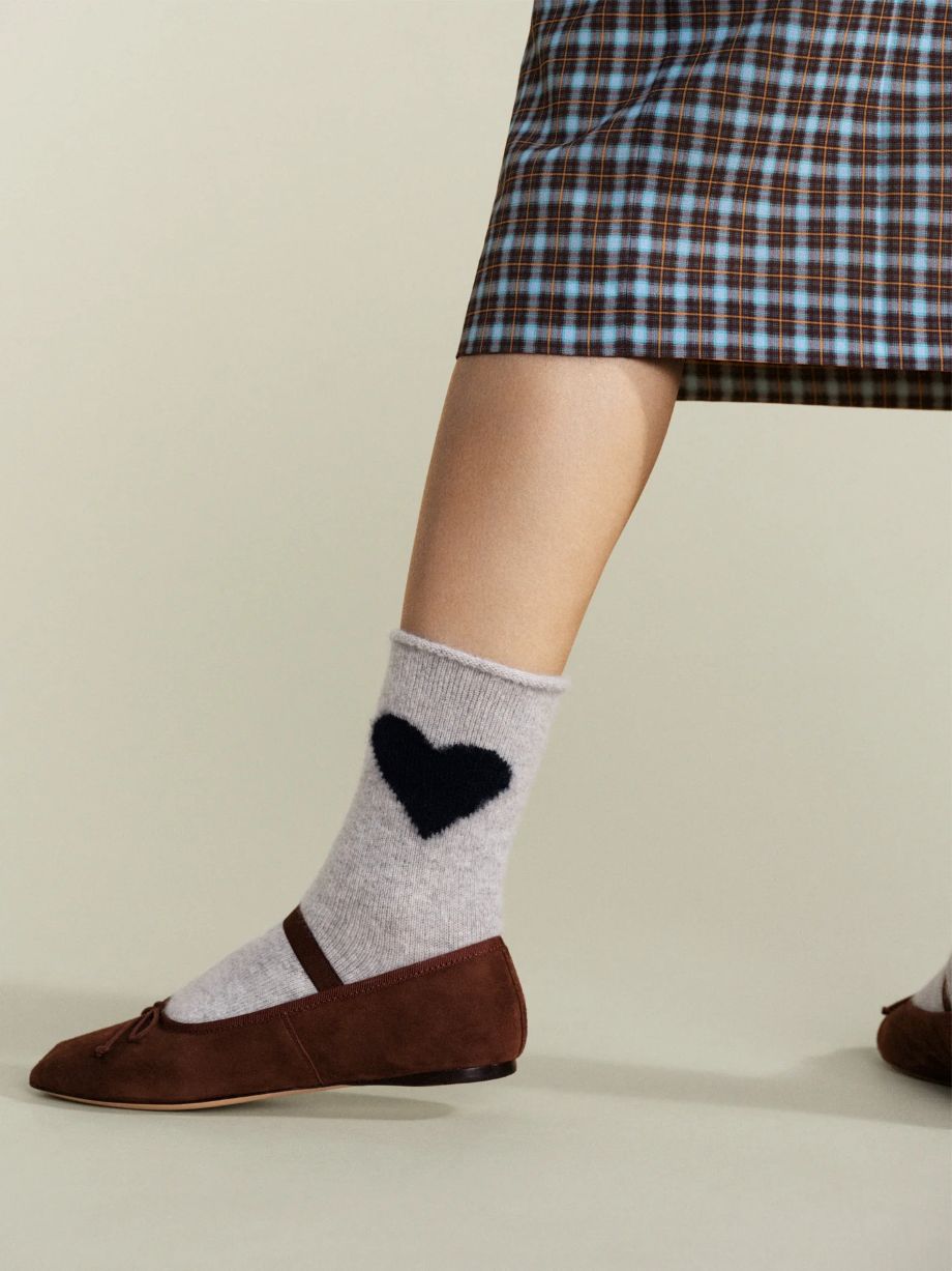 Hansel from Basel Love Cashmere Sock - Mist