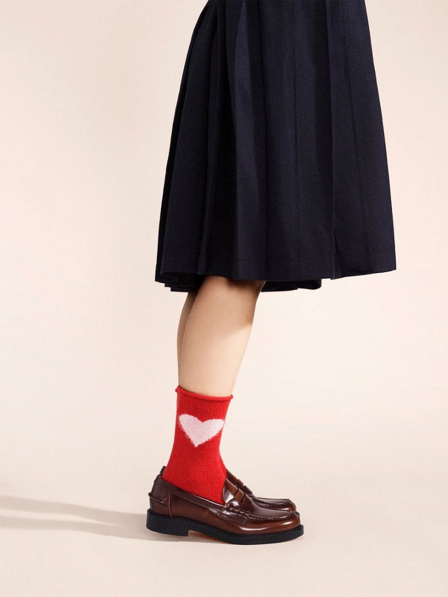 Hansel from Basel Love Cashmere Sock - Red