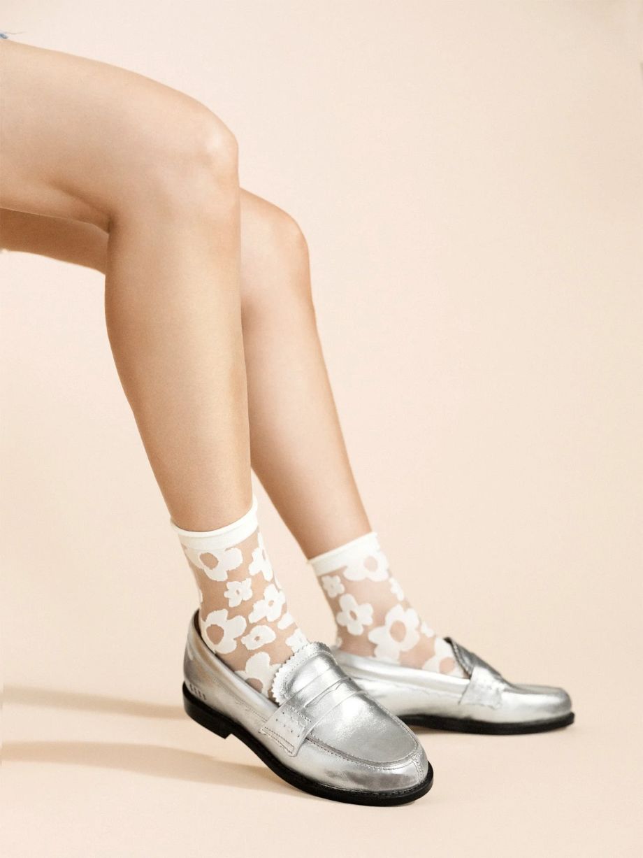 Hansel from Basel Pop Sheer Short Crew - Snow