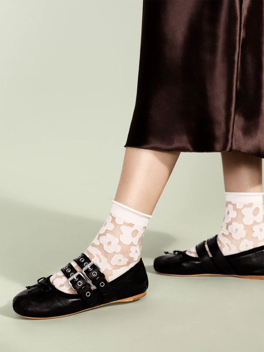 Hansel from Basel Pop Sheer Short Crew - Snow