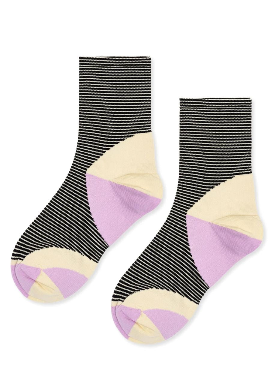 Hansel from Basel Ping Pong Sporty Crew Sock - Black