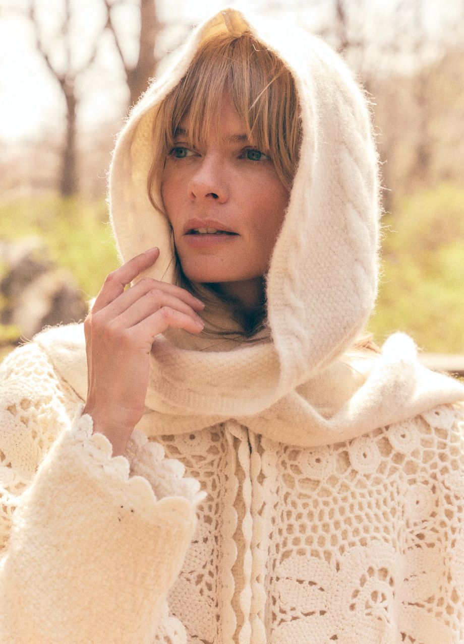 Allen Scarf Hat - Cream