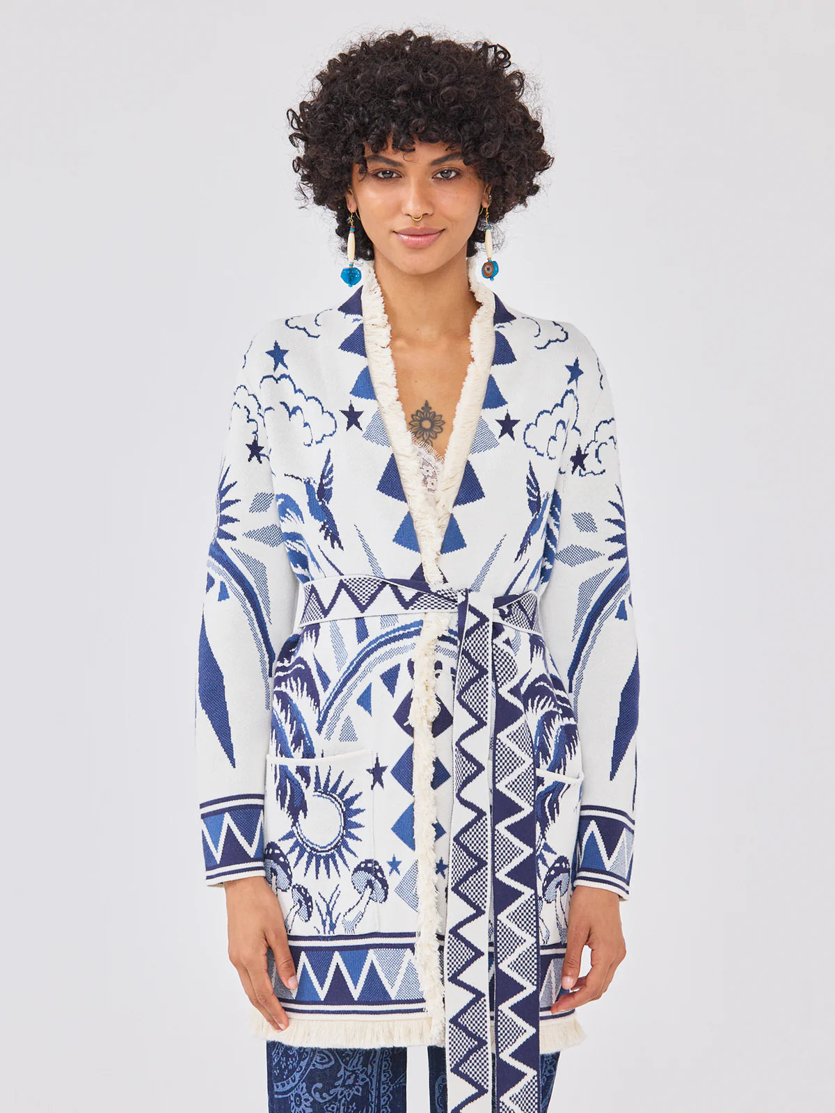 Hayley Menzies Magic Leopard Cardigan - Cream